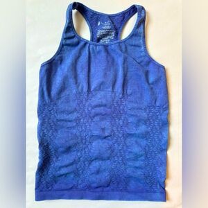 Free People Movement Venus Tank Top Blue Purple EUC Racerback Activewear Tank